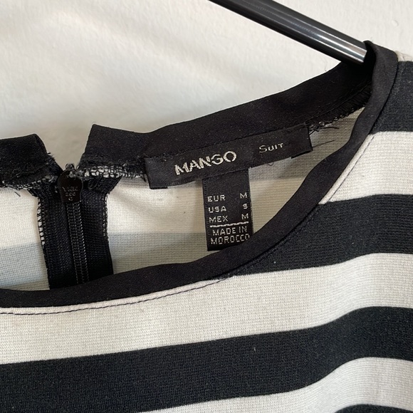 Mango suit stripe blouse size small - Picture 2 of 5